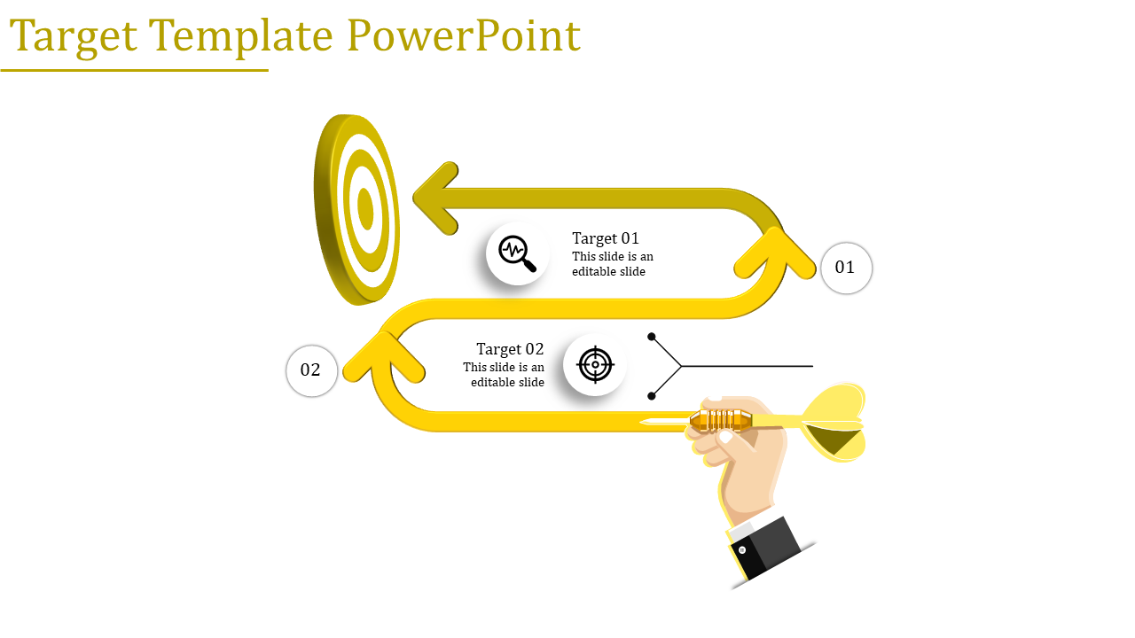 target template powerpoint-Target Template Powerpoint-2-Yellow